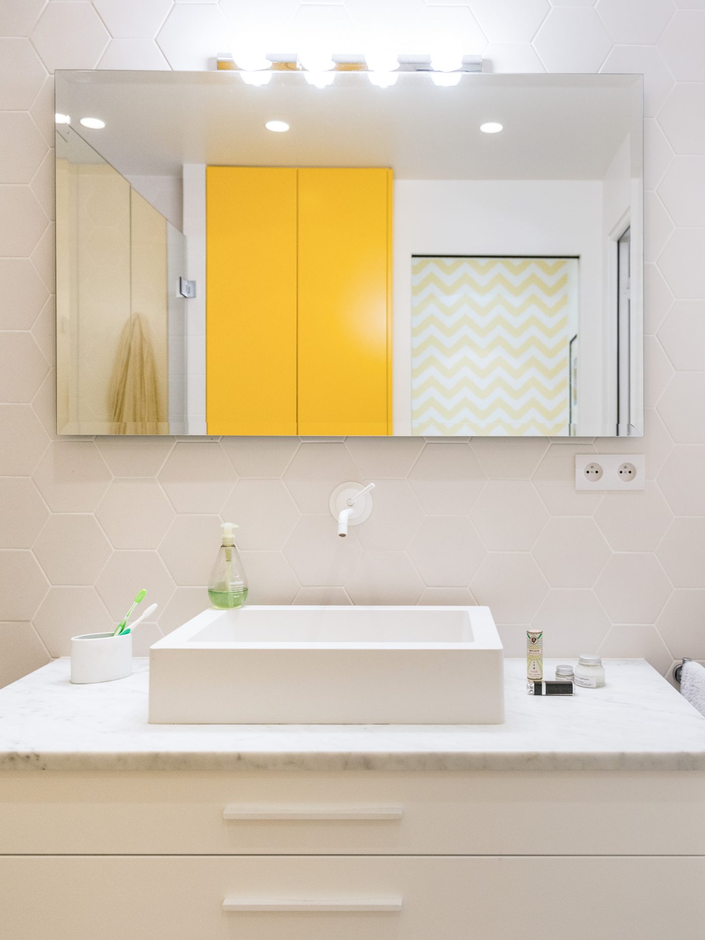 Salle de bain - Décoration paris appartement - Marion Alberge