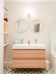 Salle de Bain - Décoration paris appartement - Marion Alberge