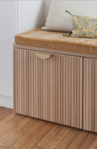 détail banquette entrée